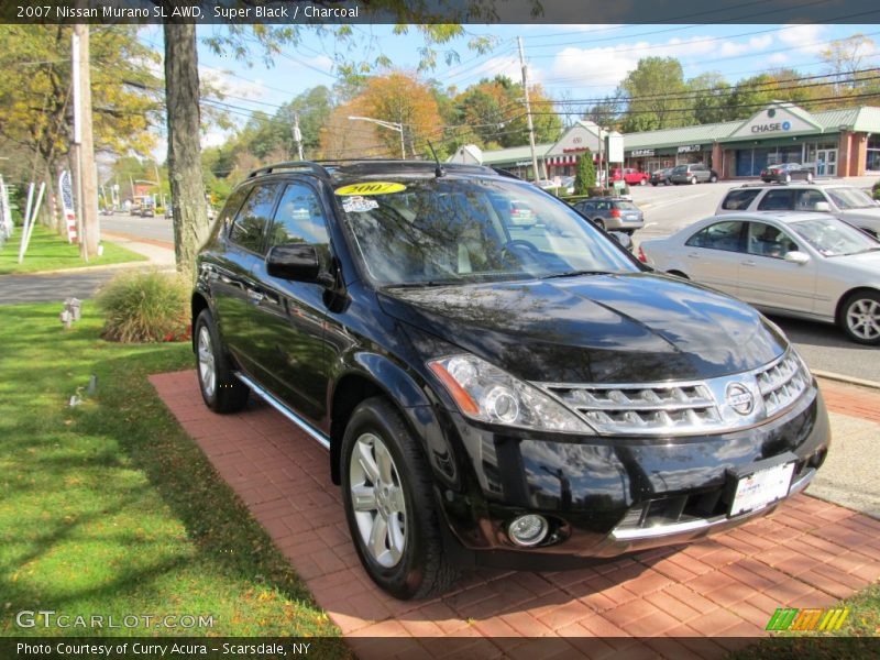 Super Black / Charcoal 2007 Nissan Murano SL AWD