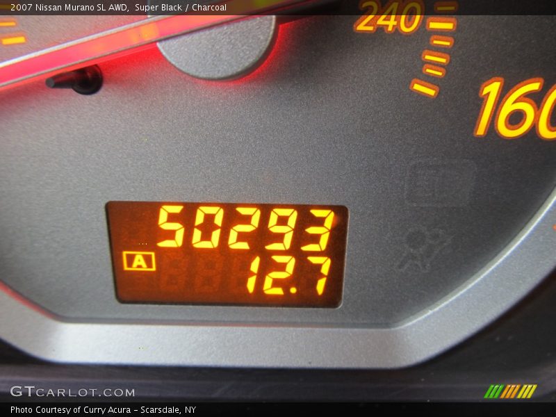 Super Black / Charcoal 2007 Nissan Murano SL AWD