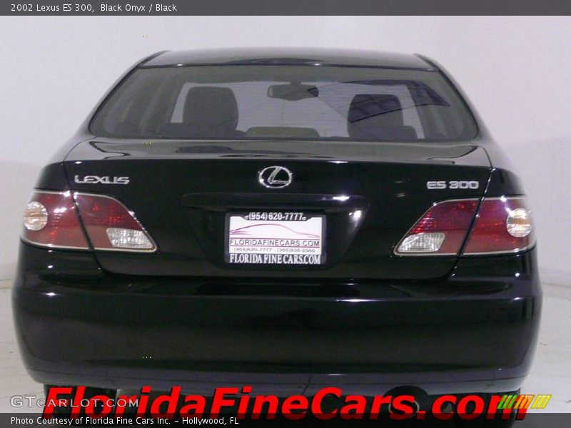 Black Onyx / Black 2002 Lexus ES 300