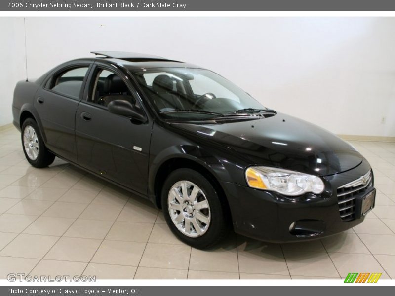 Brilliant Black / Dark Slate Gray 2006 Chrysler Sebring Sedan