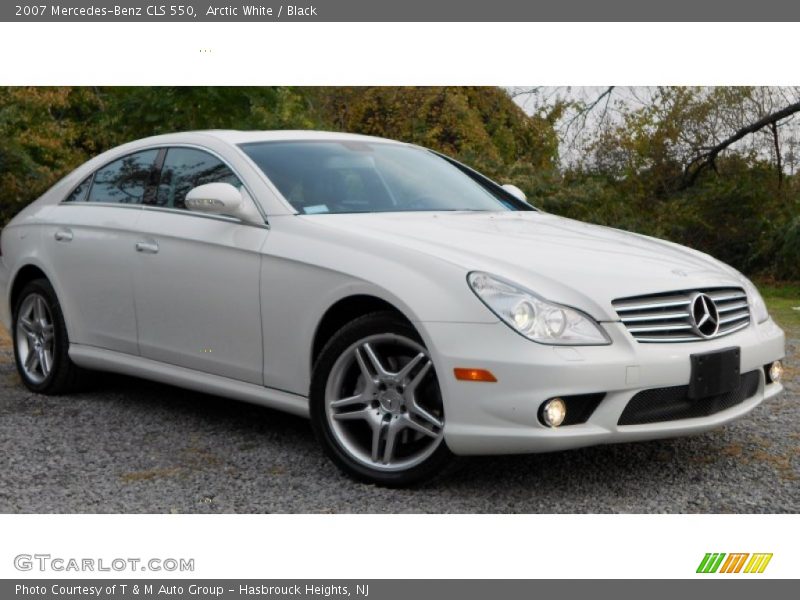 Arctic White / Black 2007 Mercedes-Benz CLS 550