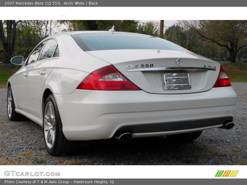 Arctic White / Black 2007 Mercedes-Benz CLS 550