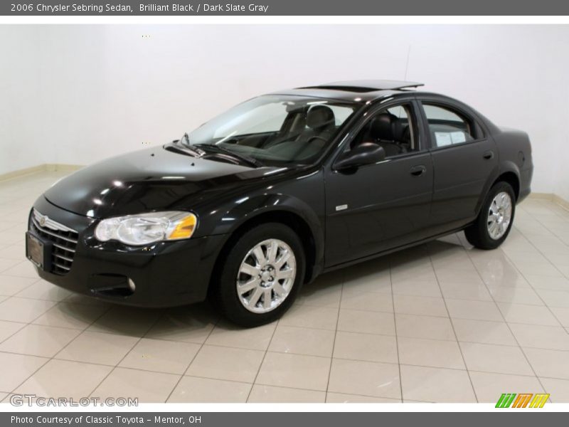 Brilliant Black / Dark Slate Gray 2006 Chrysler Sebring Sedan