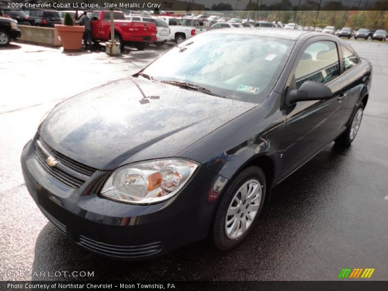 Slate Metallic / Gray 2009 Chevrolet Cobalt LS Coupe