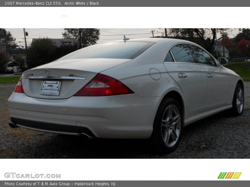 Arctic White / Black 2007 Mercedes-Benz CLS 550