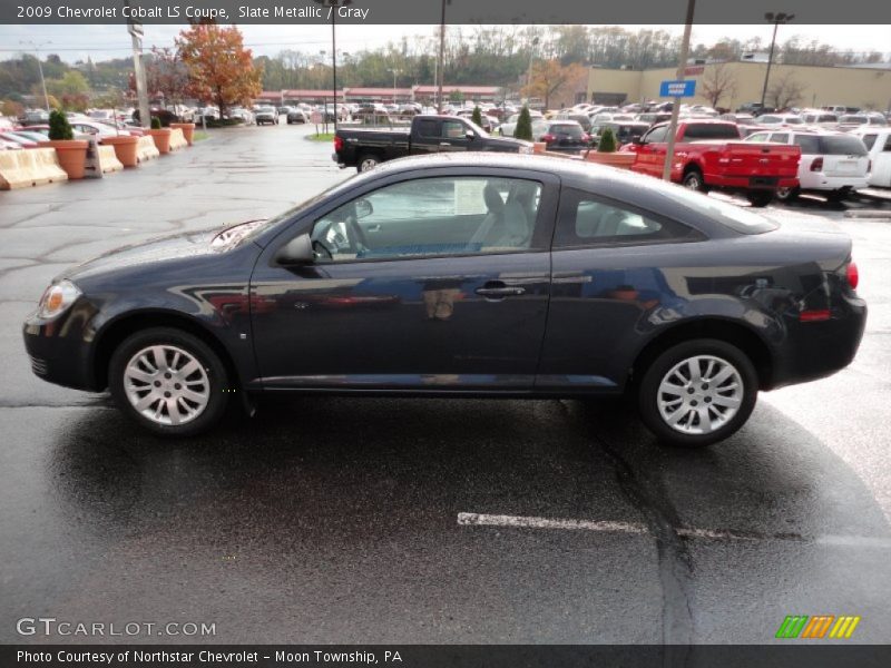 Slate Metallic / Gray 2009 Chevrolet Cobalt LS Coupe