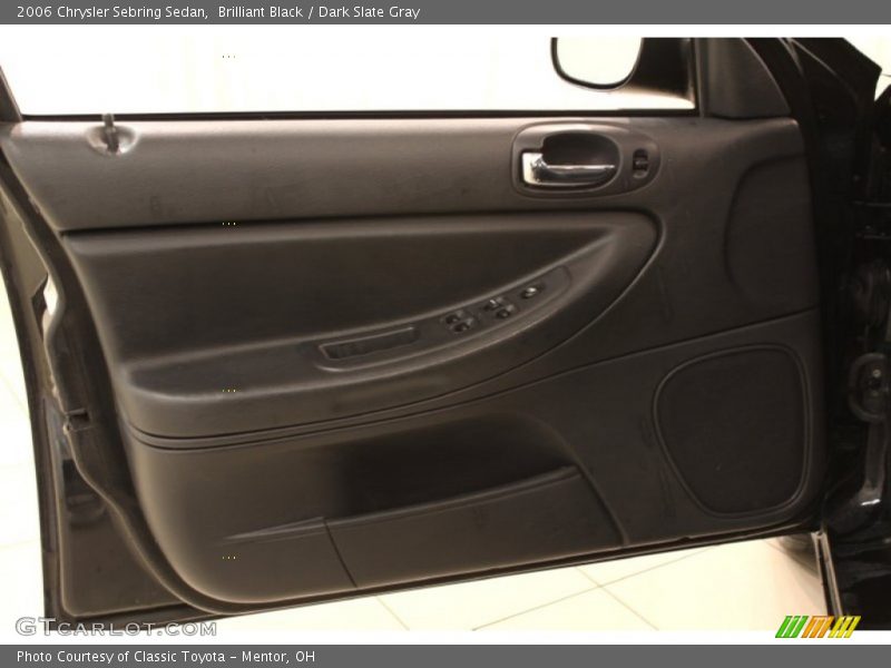 Brilliant Black / Dark Slate Gray 2006 Chrysler Sebring Sedan