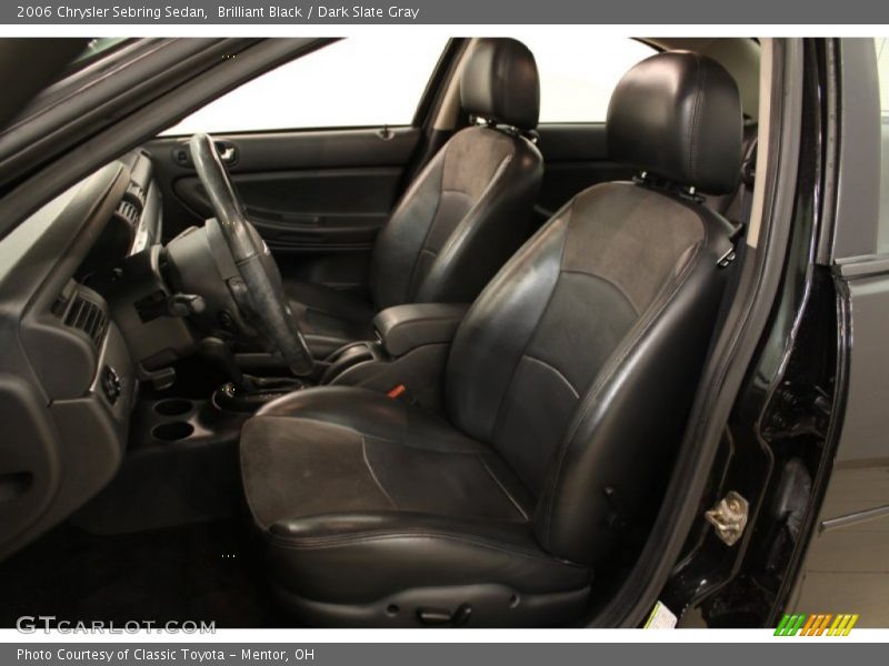 Brilliant Black / Dark Slate Gray 2006 Chrysler Sebring Sedan