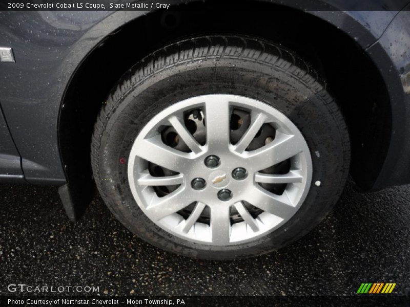 Slate Metallic / Gray 2009 Chevrolet Cobalt LS Coupe