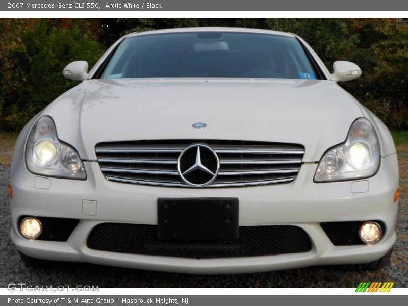 Arctic White / Black 2007 Mercedes-Benz CLS 550