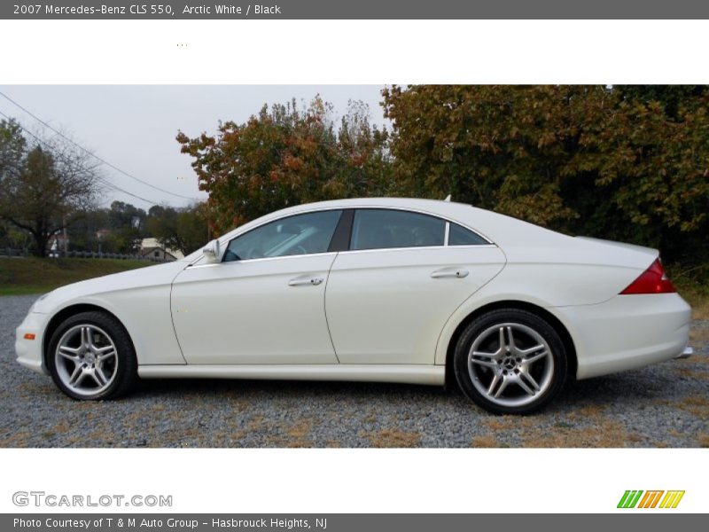 Arctic White / Black 2007 Mercedes-Benz CLS 550