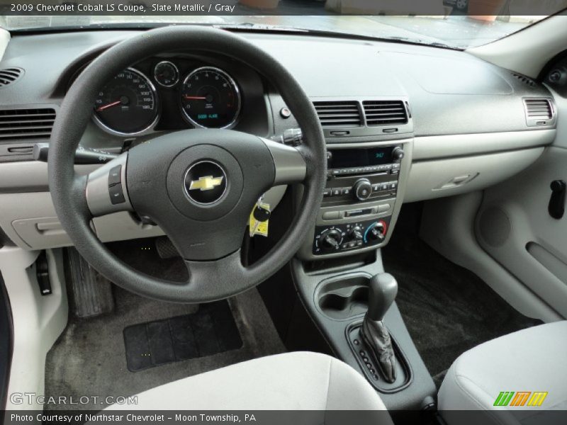 Slate Metallic / Gray 2009 Chevrolet Cobalt LS Coupe