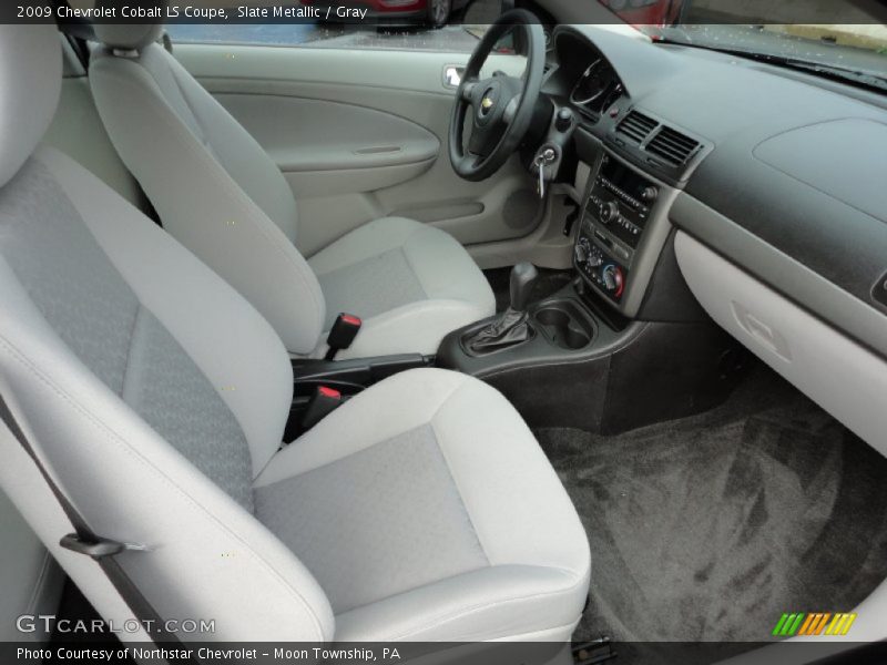 Slate Metallic / Gray 2009 Chevrolet Cobalt LS Coupe