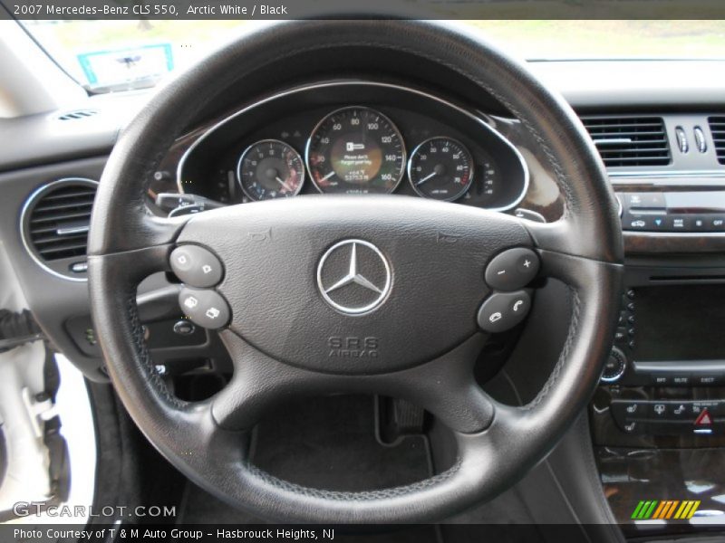 Arctic White / Black 2007 Mercedes-Benz CLS 550