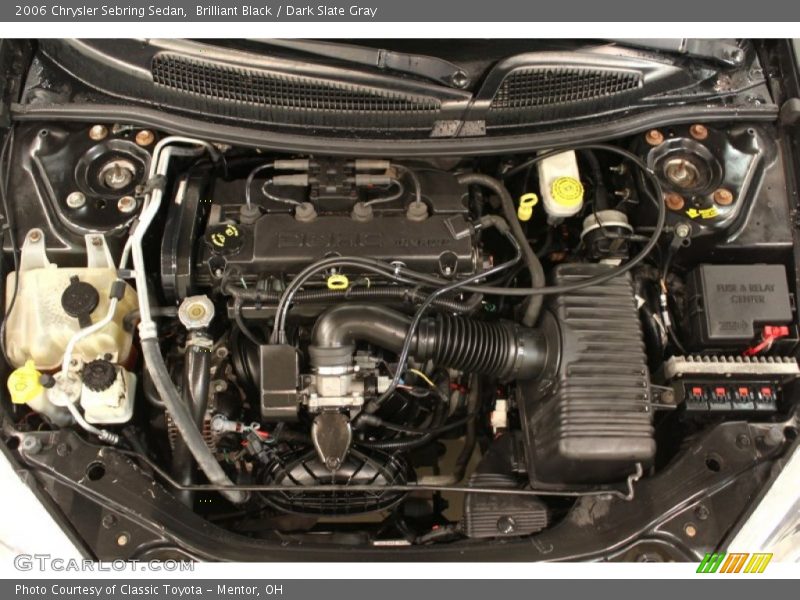 Brilliant Black / Dark Slate Gray 2006 Chrysler Sebring Sedan