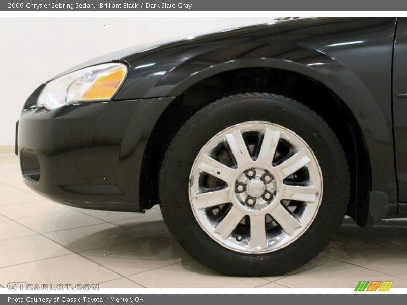Brilliant Black / Dark Slate Gray 2006 Chrysler Sebring Sedan
