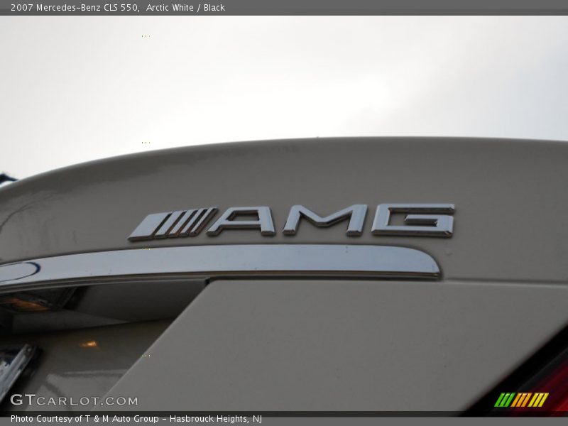 Arctic White / Black 2007 Mercedes-Benz CLS 550