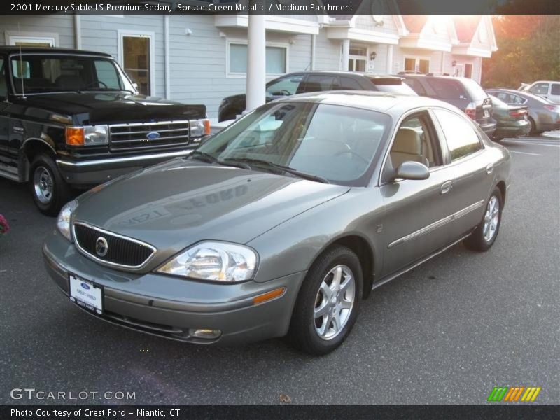 Spruce Green Metallic / Medium Parchment 2001 Mercury Sable LS Premium Sedan