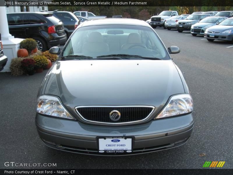 Spruce Green Metallic / Medium Parchment 2001 Mercury Sable LS Premium Sedan
