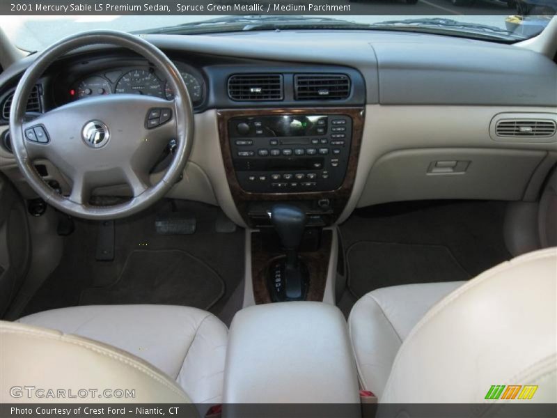 Spruce Green Metallic / Medium Parchment 2001 Mercury Sable LS Premium Sedan
