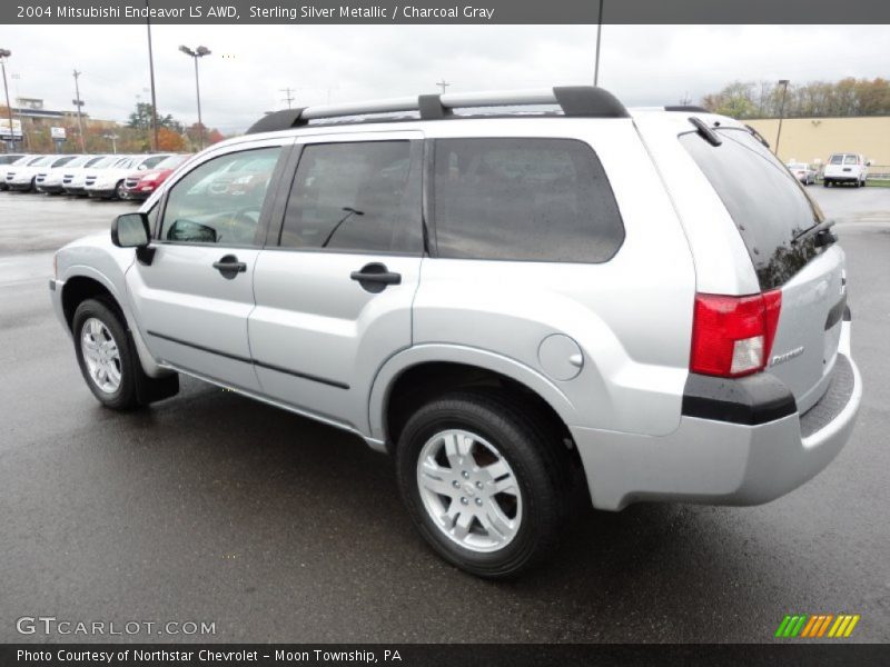 Sterling Silver Metallic / Charcoal Gray 2004 Mitsubishi Endeavor LS AWD