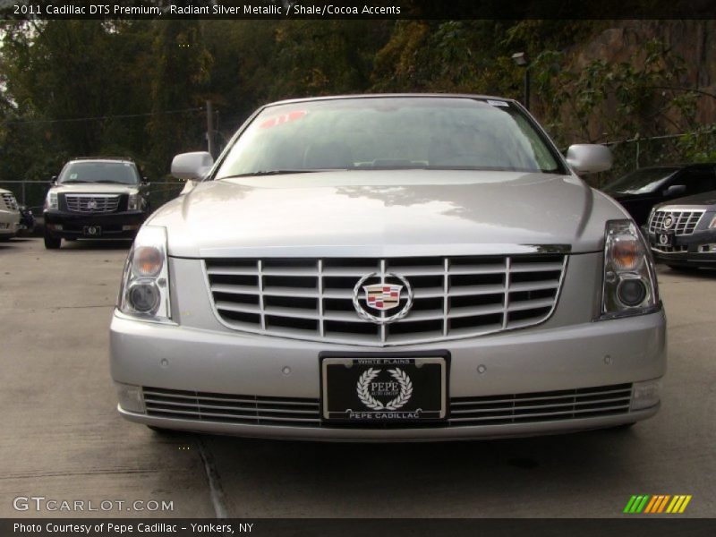 Radiant Silver Metallic / Shale/Cocoa Accents 2011 Cadillac DTS Premium