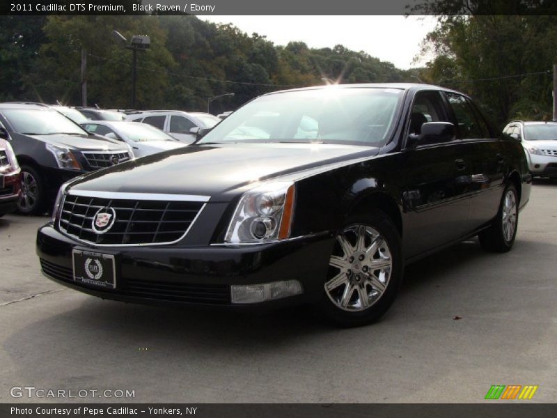 Black Raven / Ebony 2011 Cadillac DTS Premium