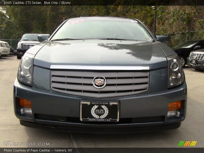 Blue Chip / Ebony 2005 Cadillac CTS Sedan