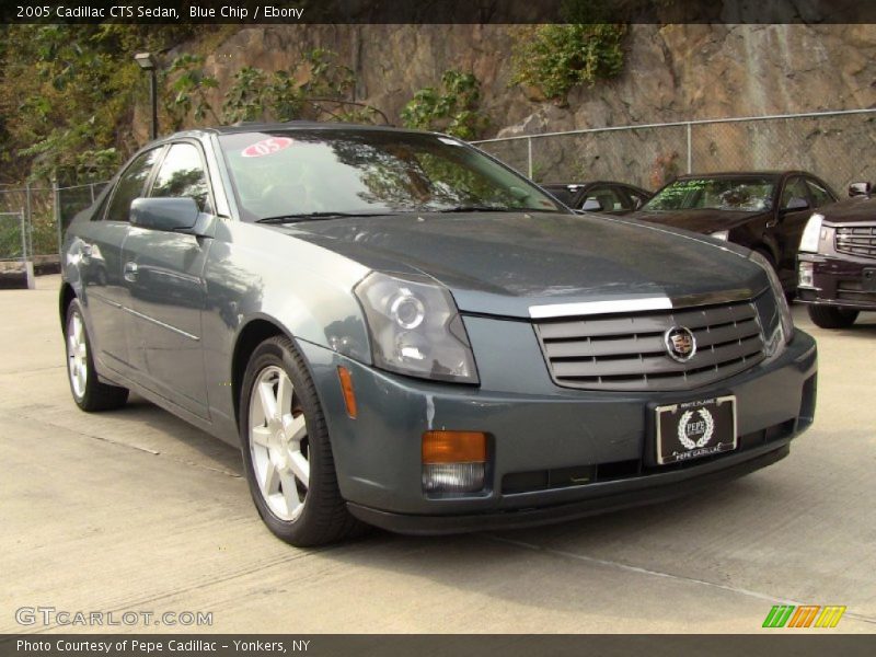 Blue Chip / Ebony 2005 Cadillac CTS Sedan