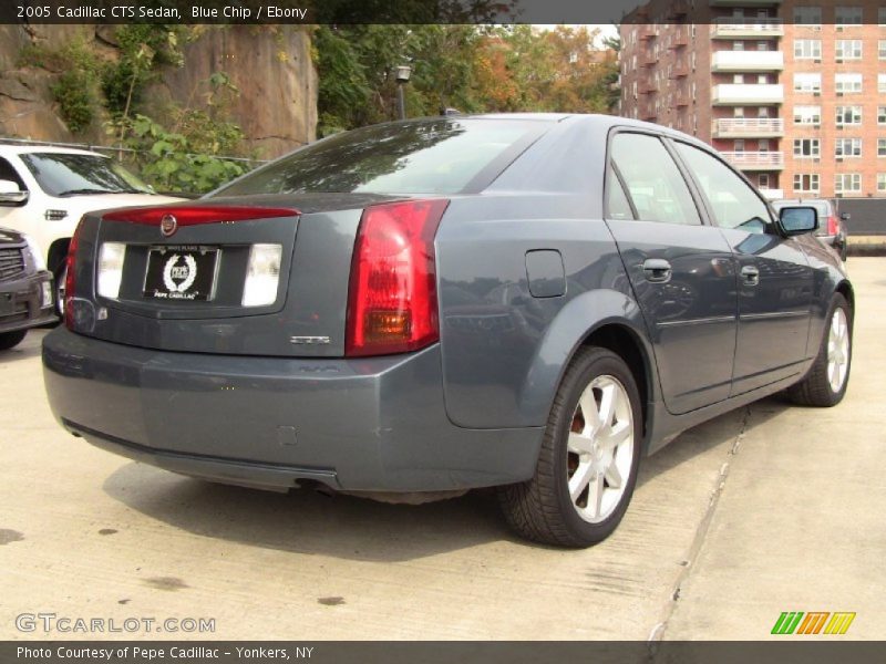 Blue Chip / Ebony 2005 Cadillac CTS Sedan
