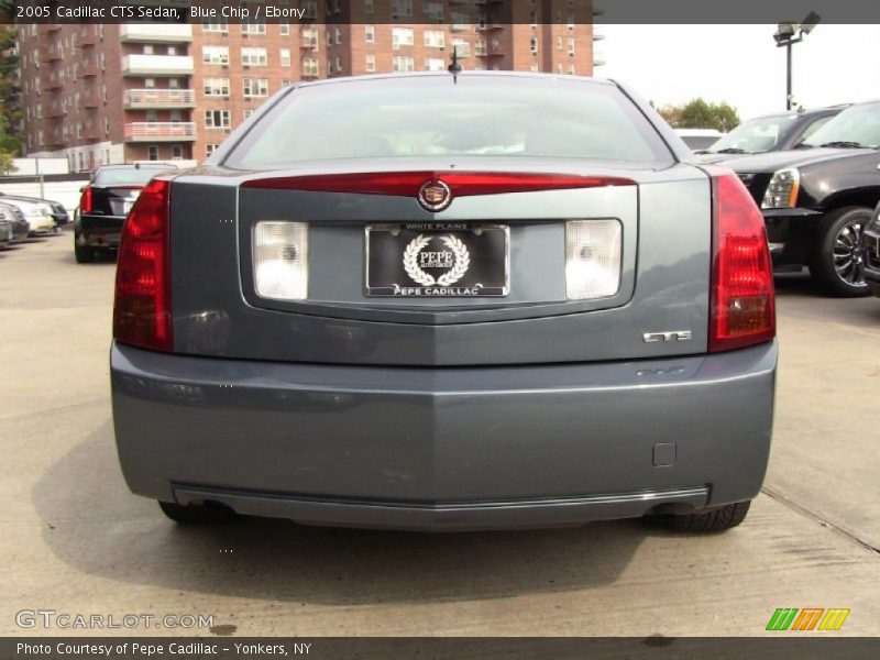 Blue Chip / Ebony 2005 Cadillac CTS Sedan