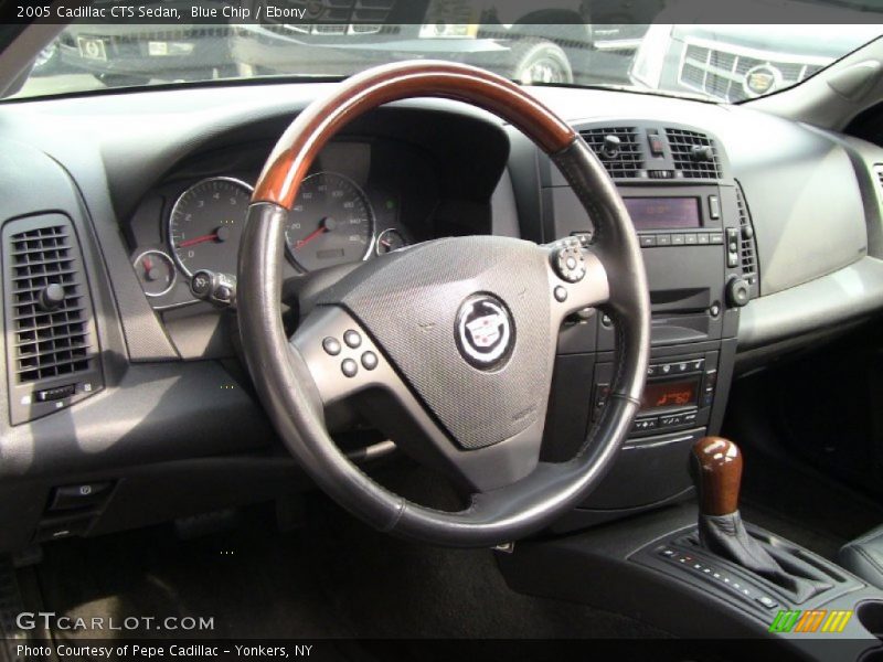 Blue Chip / Ebony 2005 Cadillac CTS Sedan