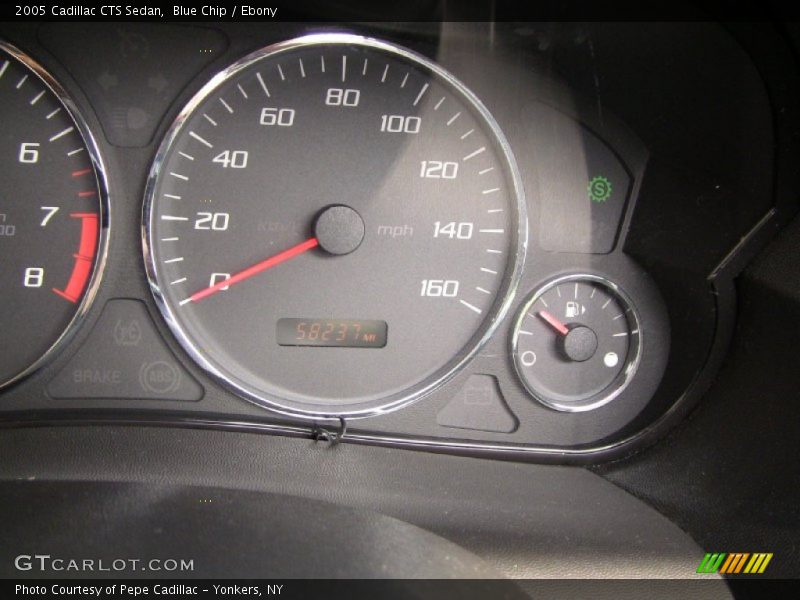 Blue Chip / Ebony 2005 Cadillac CTS Sedan