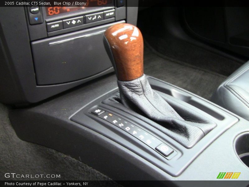 Blue Chip / Ebony 2005 Cadillac CTS Sedan