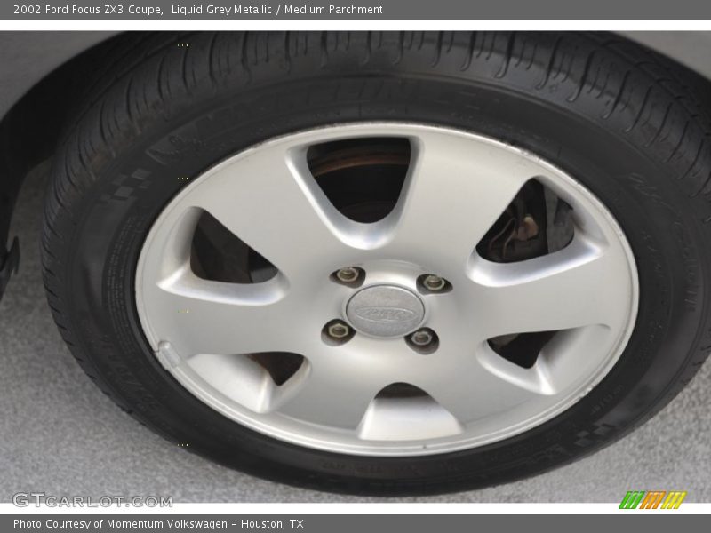 Liquid Grey Metallic / Medium Parchment 2002 Ford Focus ZX3 Coupe