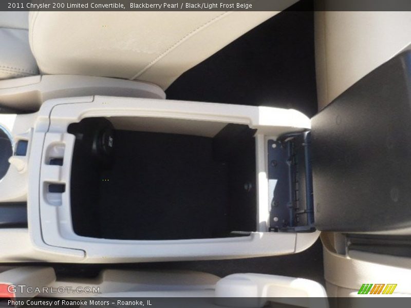 Blackberry Pearl / Black/Light Frost Beige 2011 Chrysler 200 Limited Convertible