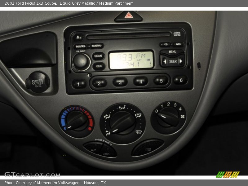 Controls of 2002 Focus ZX3 Coupe