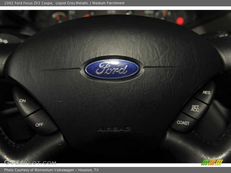 Liquid Grey Metallic / Medium Parchment 2002 Ford Focus ZX3 Coupe