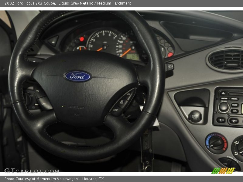 Liquid Grey Metallic / Medium Parchment 2002 Ford Focus ZX3 Coupe