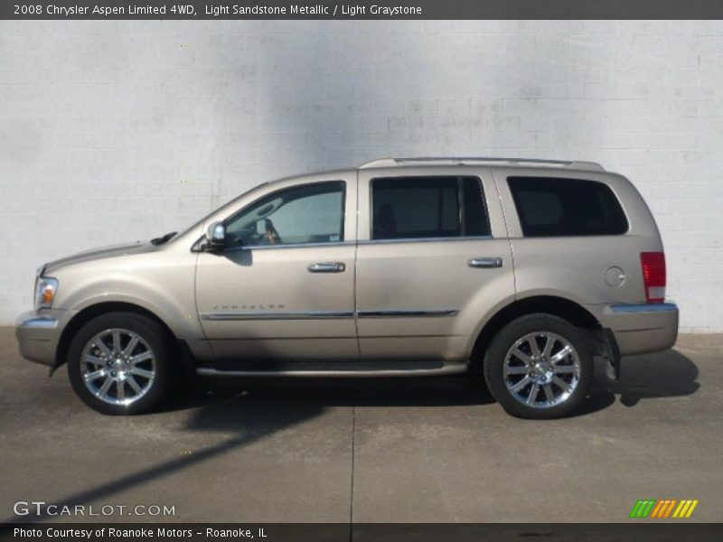 Light Sandstone Metallic / Light Graystone 2008 Chrysler Aspen Limited 4WD