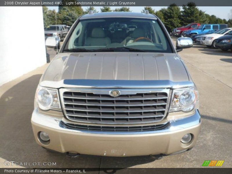 Light Sandstone Metallic / Light Graystone 2008 Chrysler Aspen Limited 4WD