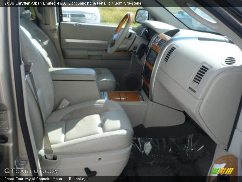 Light Sandstone Metallic / Light Graystone 2008 Chrysler Aspen Limited 4WD