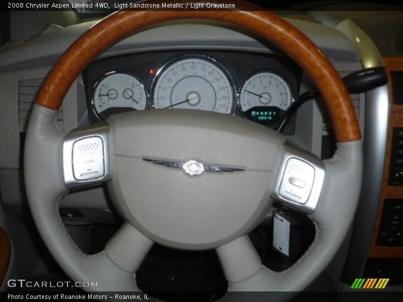 Light Sandstone Metallic / Light Graystone 2008 Chrysler Aspen Limited 4WD