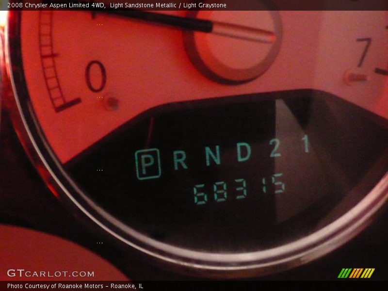 Light Sandstone Metallic / Light Graystone 2008 Chrysler Aspen Limited 4WD