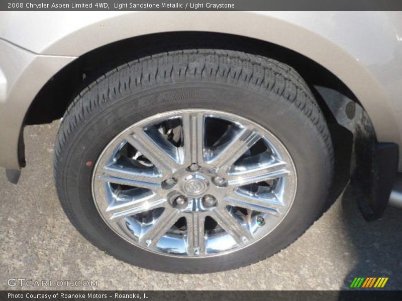 Light Sandstone Metallic / Light Graystone 2008 Chrysler Aspen Limited 4WD