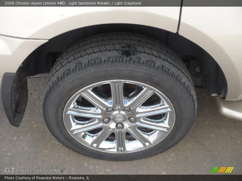 Light Sandstone Metallic / Light Graystone 2008 Chrysler Aspen Limited 4WD