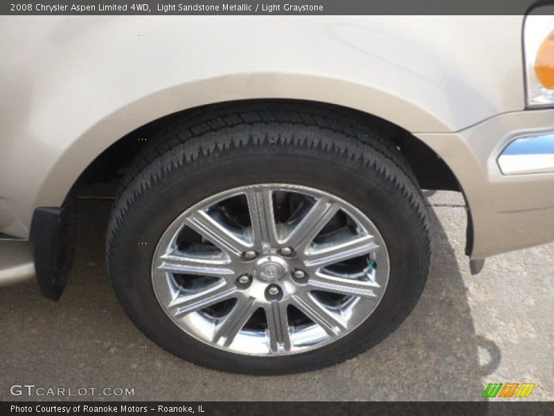 Light Sandstone Metallic / Light Graystone 2008 Chrysler Aspen Limited 4WD