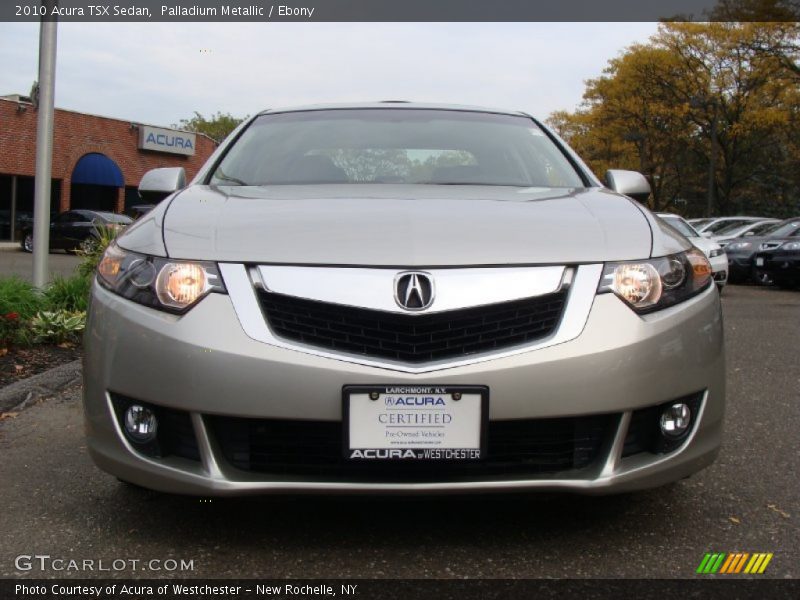 Palladium Metallic / Ebony 2010 Acura TSX Sedan