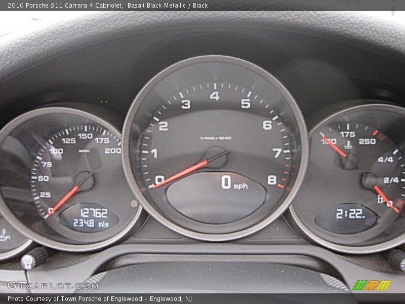  2010 911 Carrera 4 Cabriolet Carrera 4 Cabriolet Gauges