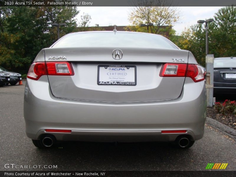 Palladium Metallic / Ebony 2010 Acura TSX Sedan